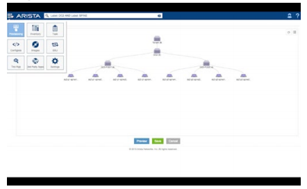 Arista EOS CloudVision Graphical Interface
